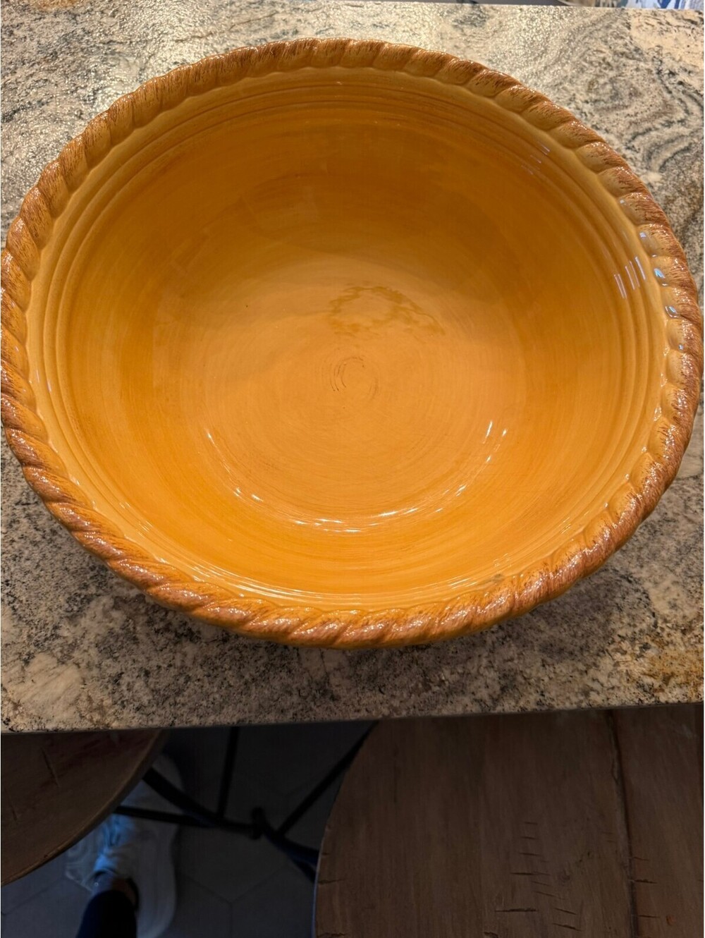 Autumno Tuscano Countryside orange Ceramic Bowl